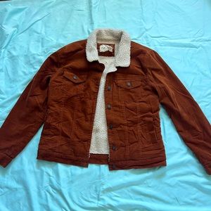 fleece lined corduroy jacket